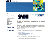Tablet Screenshot of nwcsaf.smhi.se